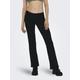 Leggings ONLY PLAY "ONPFOLD MW JAZZ JRS PNT NOOS" Gr. M (38), N-Gr, schwarz (black) Damen Hosen Yogahosen