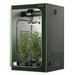 BENEHORTI 11.81" W x 5.91" D Mylar Hydroponic Grow Tent W/observation Window & Floor Tray Black PVC Vinyl/ in Black/Gray/Green | Wayfair