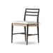 Corrigan Studio® Rosann Patio Dining Side Chair w/ Cushion in Brown | 34 H x 21.75 W x 22 D in | Wayfair B525CE62172F4B90AA2621444E906708