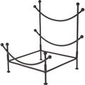 August Grove® Braxsten Metal Bowl Stand Metal/Wire in Black | Wayfair 9F407AEE2861447DAE926F622611F449