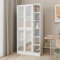 Latitude Run® Kitchen Storage Cabinet, 71" Tall Kitchen Pantry Cabinet w/ Doors & Adjustable Shelves | 70.87 H x 15.75 W x 36.22 D in | Wayfair
