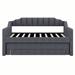 Red Barrel Studio® Dibanhi Daybed in Gray | 37.8 H x 39 W x 79.7 D in | Wayfair 8DEF4B7AA14D40F48513EA05C5D3E60A