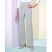 Draper's & Damon's Women's Alfred Dunner Mini Check Pants - Grey - 18P - Petite
