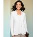 Draper's & Damon's Women's Allover Lace Blazer - White - L - Misses