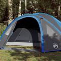 vidaXL Campingzelt 4 Personen Blau 300x250x132 cm 185T Taft