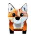 Milue Wooden Animal Fox Glasses Display Stand Jewelry Watch Holder Storage Rack for Home Bedroom Office Desk Decoration Sunglasses Bracket