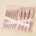 Deal!KANY Beauty Tool Makeup Brush Sets 11pcs Makeup Brush Sets Eye Shadow Brush Loose Powder Brush Beauty tools Valentines Day Gifts for Girlfriend Yourself Pink 11PC Set