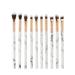 Deal!KANY Beauty Tool Makeup Brush Sets 10Pcs Multifunctional Makeup Brush Concealer Eyeshadow Brush Set Tool Makeup Brushes Set Valentines Day Gifts for Girlfriend Yourself D 10PC Set