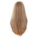 DVKOVI Wig Female Long Hair European and American Style Natural Full Head Set Black Straight Hair with Fashion Whole Top Hair Set