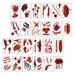 24 Sheets Halloween Tattoo Stickers Face Tattoos Fake Blood Makeup Temporary Paint