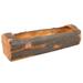 35" Polyresin Rustic Raised Log Flower Pot Planter