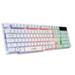 Lhked Colorful Crack LED Illuminated Backlit USB Wired PC Gaming Keyboard Clearance Sales Today Deals Prime