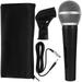 Dynamic Vocal Microphone Spherical Mesh Grille Microphone Singing Microphone with Cable