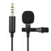 Andoer Microphone Lapel Android DSLR Camera PC DSLR Camera Computer Condenser Mic Wired Portable Clip-on Lapel EY-510A Mic EY-510A Portable Clip-on Mic Wired Android Lavalier Condenser Mic Clip-on