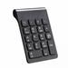 Wireless Numeric Keypad Mini 2.4G 18 Keys Number Pad Portable Silent Financial Accounting Numeric Keypad Keyboard Extensions for Laptop PC Desktop Notebook