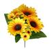 13 Heads Artificial Sunflower Bouquet Silk Sunflower Large Flowers Artificial Artificial & Flowers with Vase Tall Artificial Flowers Vase with Artificial Flowers Hydrangea Artificial Flowers