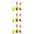 15 Pcs Amber Pendant Amber Beads Accessories Teachers Gifts Amber Resin Charm Amber Jewelry Accessories Child