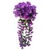 1 Pcs Artificial Vines Flower Wall Hanging Rattan Real Looking Artificial Flowers Artificial Cemetery Flowers Christmas Flowers Artificial Hot Artificial Flowers Zinnia Artificial Flowers