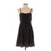 Staring at Stars Casual Dress - Mini Sweetheart Sleeveless: Black Dresses - Women's Size Medium