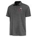 Men's Antigua Heather Black Cleveland Browns Layout Polo