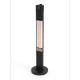 Devola Platinum 1.6kW Floor Standing Patio Heater with Remote Control IP65 Black - DVPH16PFSB