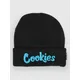 Cookies Original Mint Embroidered Knit Beanie cookies blue