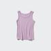 Women's Soft Ribbed Tank Top | Purple | XL | UNIQLO US