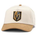 Men's American Needle White/Gold Vegas Golden Knights Burnett Adjustable Hat