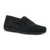 Mokassin GEOX "U ASCANIO C", Herren, Gr. 46, blau (navy), Veloursleder, unifarben, elegant, Schuhe, Loafer, Pennyloafer, Slipper zum bequemen Schlupfen