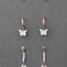 Lucky Brand Pearl And Butterfly Earring Trio - Women's Ladies Accessories Jewelry Earrings in Two Tone