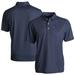 Men's Cutter & Buck Navy Cleveland Browns Americana Pike Eco Symmetry Print Stretch Recycled Polo
