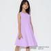 Kid's Ultra Stretch Airism Flare Sleeveless Dress | Purple | 3-4Y | UNIQLO US