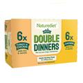 12x390g Chicken Turkey & Chicken Mix 1 Adult Double Dinners Naturediet Wet Dog Food