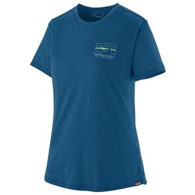 Patagonia - Women's Cap Cool Merino Graphic Shirt - Merinoshirt Gr S blau