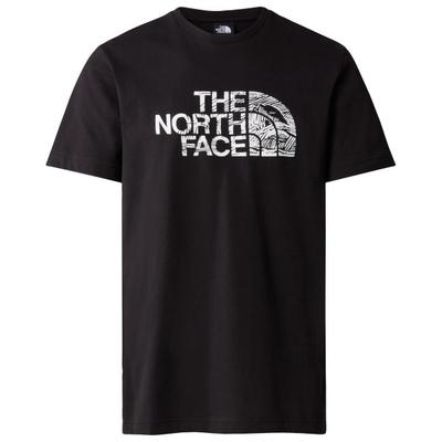 The North Face - S/S Woodcut Dome Tee - T-Shirt Gr M schwarz