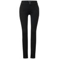 Street One Free to move Jeans Damen deep black, Gr. 30-30, Baumwolle, Slim Fit Damenjeans, To Move, High Waist, Legs, Dunkle Waschung