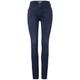 Street One Free to move Jeans Damen dark blue soft washed, Gr. 33-28, Baumwolle, Damenjeans, To Move, Slim Fit, High Waist, Legs, Stretchanteil, Dunkelblaue Waschung