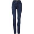 Street One Free to move Jeans Damen dark blue soft washed, Gr. 28-28, Baumwolle, Damenjeans, To Move, Slim Fit, High Waist, Legs, Stretchanteil, Dunkelblaue Waschung