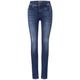 Street One Free to move Jeans Damen mid blue washed, Gr. 31-30, Baumwolle, Weiblich Denim Hosen