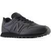 Sneaker NEW BALANCE "GM500 "Essentials"", Gr. 45,5, schwarz (schwarz, schwarz), Synthetik, Textil, sportlich, Schuhe