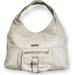 Michael Kors Bags | Large Michael Kors Ivory Cream Genuine Leather Shoulder Bag Purse Tote Handbag | Color: Cream | Size: Os