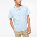 J. Crew Shirts | J Crew Short-Sleeve Slim Chambray Shirt | Color: Blue | Size: L