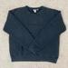 J. Crew Shirts & Tops | J. Crew Black Sweatshirt | Color: Black | Size: M (I’d Say It’s Kids Size, Fits Like A Small)