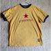 Converse Shirts | Converse Shirt Xlarge Adult Yellow Red Star 08 Short Sleeve | Color: Yellow | Size: Xl