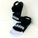 Adidas Shoes | Adidas Women’s Adilette Black And White Sandal Slide Size 9 | Color: Black/White | Size: 9