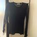 Zara Sweaters | Cute Nwt Zara Black Thin Fine Open Knit Sweater Crewneck Ruffles Long Sleeve Sm | Color: Black | Size: S