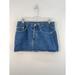 Disney Skirts | Disney Blue Mickey Mouse Logo Denim Jean Mini Skirt Womens Size L | Color: Blue | Size: L