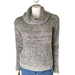 Anthropologie Sweaters | Anthropologie Pins And Needles Loopy Knit Cowl Neck Sweater In Marled Gray Sz M | Color: Gray | Size: M