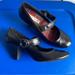 American Eagle Outfitters Shoes | American Eagle Black Heel Mary Jane Pumps With Buckle Size 10 Wide | Color: Black | Size: 10