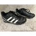 Adidas Shoes | Kids Youth Size 1 Adidas Baseball Cleats Black White Athletic Sports Shoes | Color: Black/White | Size: Youth 1